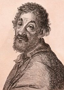 フリオロマーノ、1817年にロンドンで出版された「本物のオリジナルからの有名な画家の75の肖像画」のイラスト